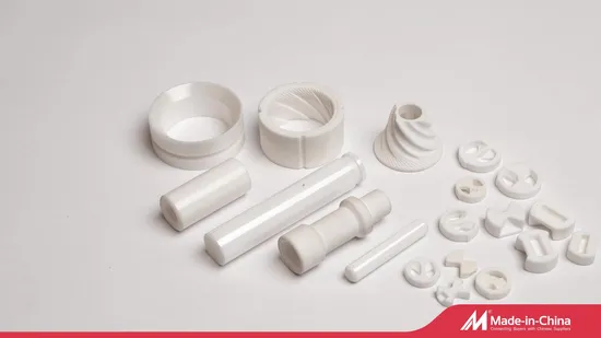 Peça de cerâmica de estrutura de zircônia de fabricação personalizada para indústria